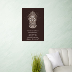 Custom text Buddha Quote Wall Decal