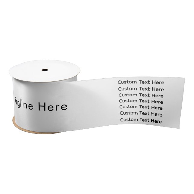 Custom Text Business Satin Ribbon Branding Design (Spool)