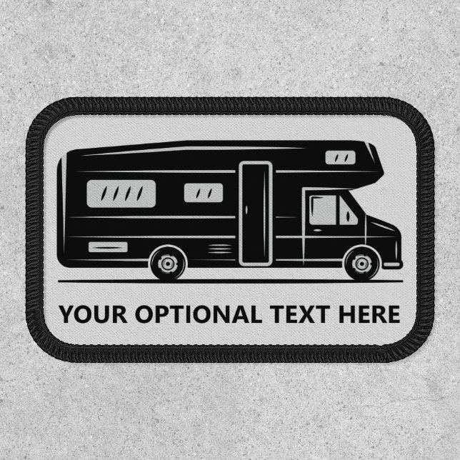 Custom text Camper Van Patch (Front)