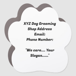 Custom Text  Car Magnet