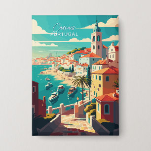Custom Text Cascais Portugal Button