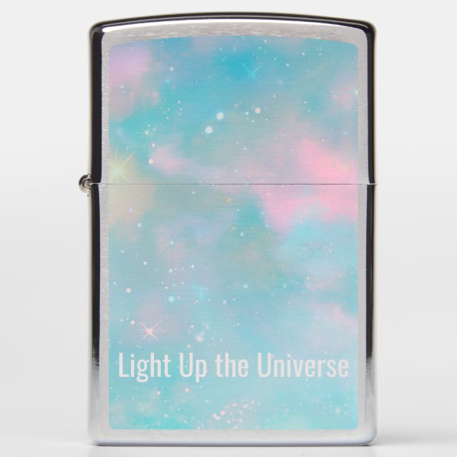 Custom Text Celestial Dreamscape Zippo Lighter (Front)