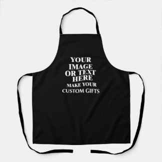 Custom Text Chef Apron - Create Your Own Gift