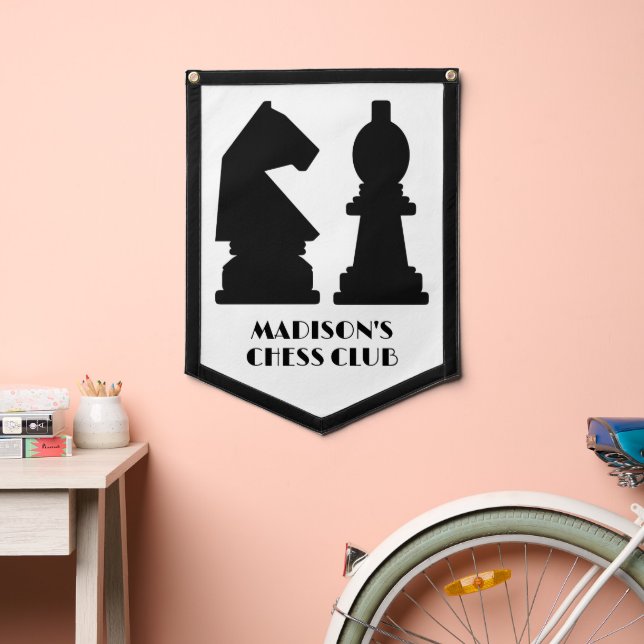 Custom Text Chess Pennant (Insitu 2)