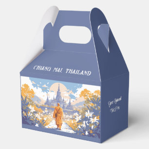 Custom Text Chiang Mai Thailand Favor Boxes