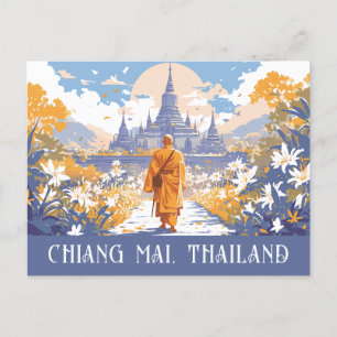 Custom Text Chiang Mai Thailand Postcard