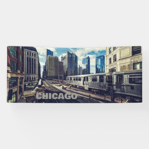 Custom Text Chicago USA Banner