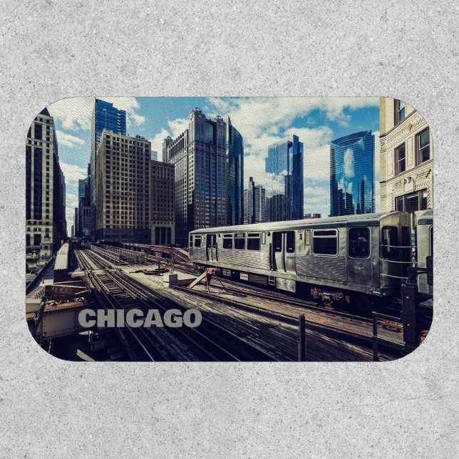 Custom Text Chicago USA Patch (Front)