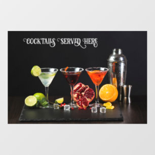 Custom Text Cocktail Party Floor Decals