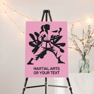 Custom Text & Color Martial Arts Foam Board