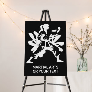 Custom Text & Color Martial Arts Foam Board