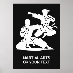 Custom Text & Color Martial Arts Poster