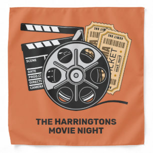 Custom Text & Color Movie Bandana