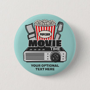 Custom Text & Color Movie Time Button