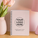 Custom Text & Company Logo Promotional Blush Pink Planner<br><div class="desc">Stay organized in style with our Custom Blush Pink Planner! Personalize it with your company logo and text for a professional touch. Perfect for corporate gifts or office use,  this elegant planner combines functionality with chic design,  helping your brand stay front and center throughout the year.</div>