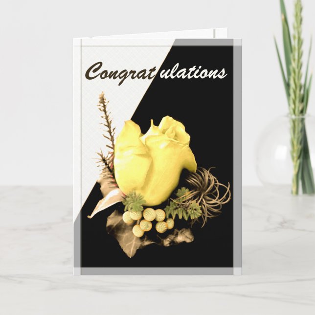 Custom Text Congratulations Card (Front)