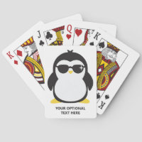 Custom text cool penguin