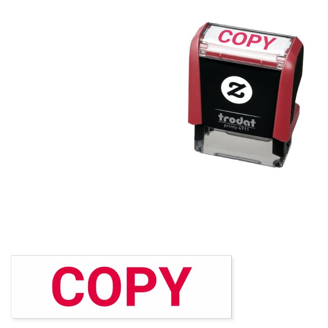 Custom Text COPY Self-Inking Office Stamp (In Situ)