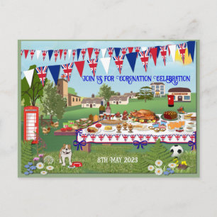 Custom text Coronation Celebration Invitation