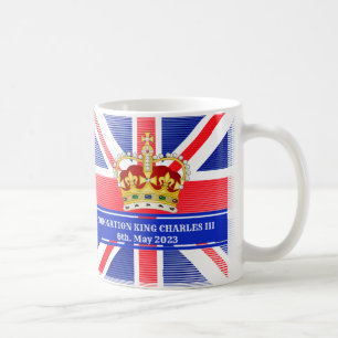 Custom Text Coronation of King Charles III Two-T Coffee Mug