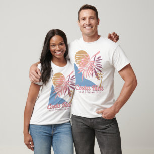 Custom Text Costa Rica T-Shirt