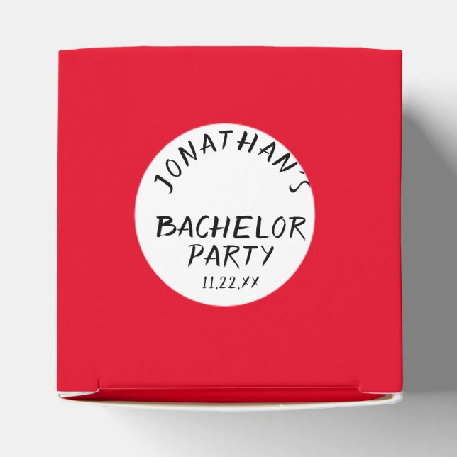 Custom Text Craps Dice Favor Box Bachelor Party (Top)