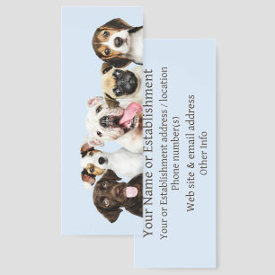 Custom Text Cute Puppy Dogs Bookmarks