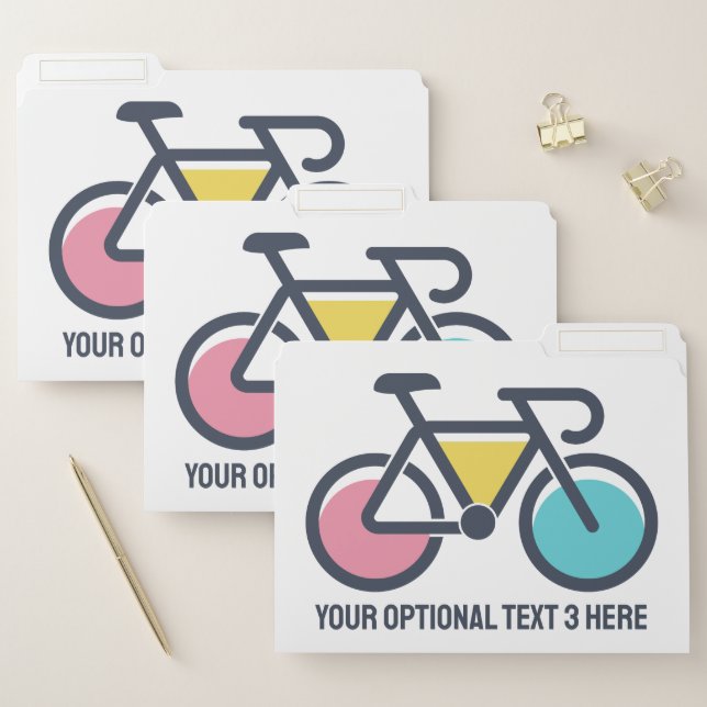 Custom Text Cycling File Folder (Set)