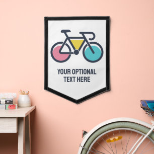 Custom Text Cycling Pennant
