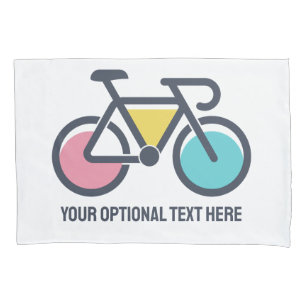 Custom Text Cycling Pillow Case