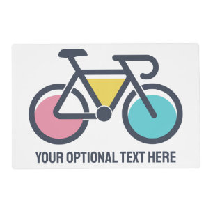 Custom Text Cycling Placemat
