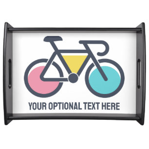 Custom Text Cycling Serving Tray