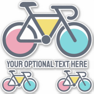 Custom Text Cycling Sticker
