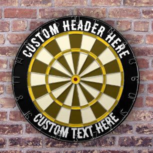 Custom Text Darts board  Dart Board