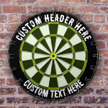 Custom Text Darts board  Dart Board<br><div class="desc">The Custom Text Darts Board is a high-quality, customizable dartboard that allows you to personalize your own text at the top and bottom. The board is made from durable, premium quality materials, ensuring longevity and reliable performance over time. This dartboard is perfect for individuals or businesses looking to add a...</div>