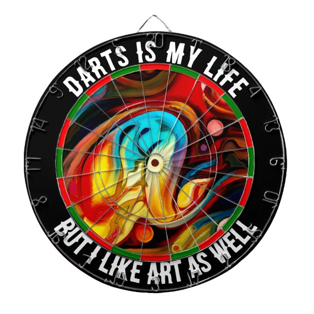 Custom Text Darts board  Dart Board (Front)