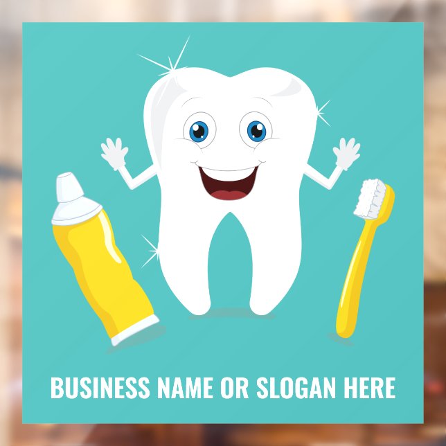 Custom text Dental Window Cling (Sheet 2)