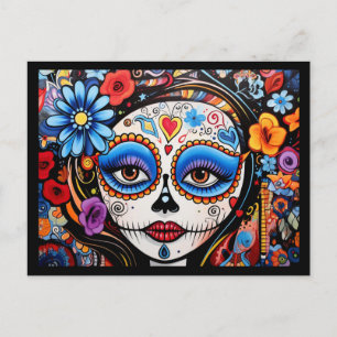Custom text 💀 Día de Muertos Postcard