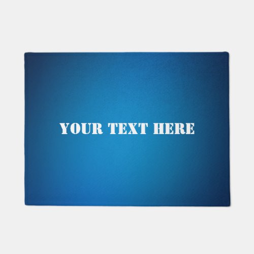 custom text doormat