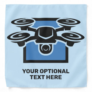 Custom Text Drone Bandana
