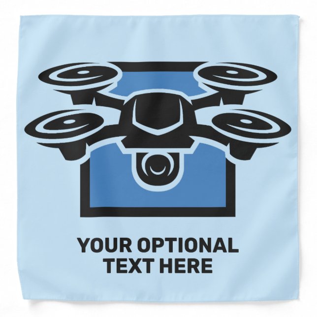 Custom Text Drone Bandana (Front)