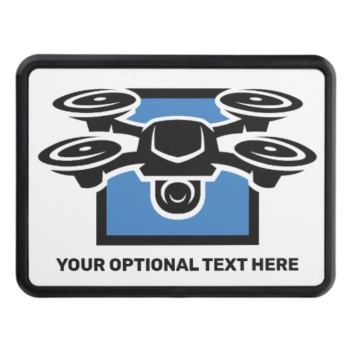 Custom Text Drone Hitch Cover