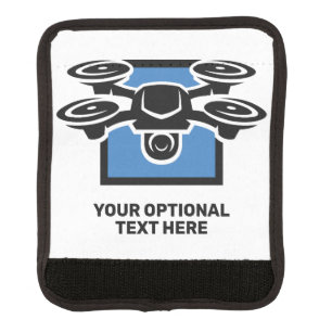 Custom Text Drone Luggage Handle Wrap