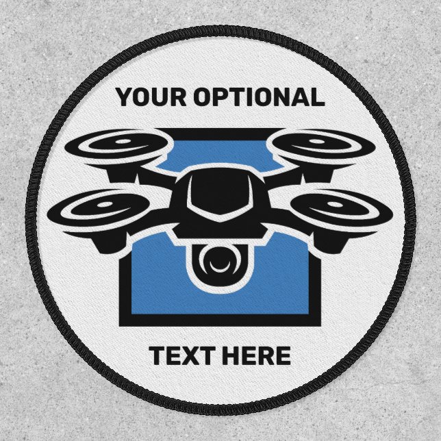 Custom Text Drone Patch (Front)