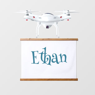 Custom text Drone Wall Decal