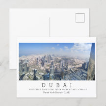 Custom text,  Dubai, United Arab Emirates Postcard