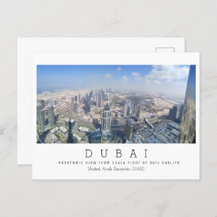 Custom text, Dubai, United Arab Emirates Postcard