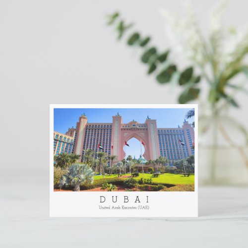 Custom text  Dubai United Arab Emirates Postcard