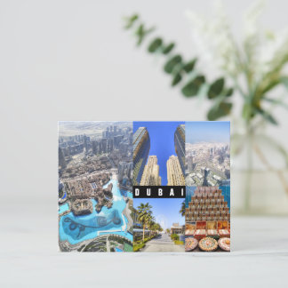 Custom text, Dubai, United Arab Emirates Postcard