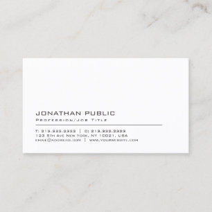 Custom Text Elegant Modern Simple Template Trendy Business Card